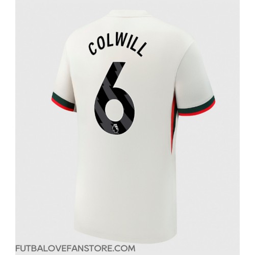 Chelsea Levi Colwill #6 Vonkajší futbalový dres 2025-26 Krátky Rukáv Chelsea Levi Colwill #6 Vonkajší futbalový dres 2025-26 Krátky Rukáv